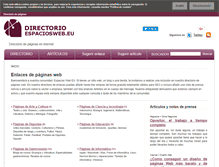Tablet Screenshot of espaciosweb.eu