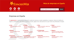 Desktop Screenshot of espaciosweb.net